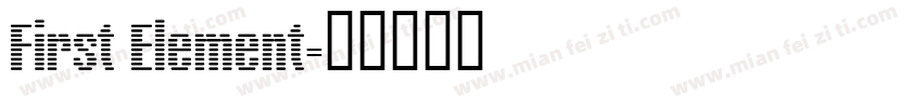 First Element字体转换